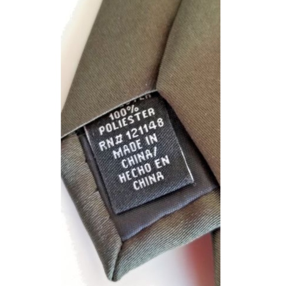 JF FERRAR NARROW NECKTIE WITH TIE CLIP Green - Picture 4 of 5